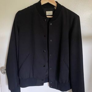 Wilfred black bomber jacket